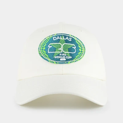 Unisex Natural FIFA World Cup 2026 Dallas Patch Dad Adjustable Hat