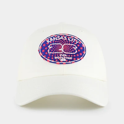 Unisex Natural FIFA World Cup 2026 Kansas City Patch Dad Adjustable Hat