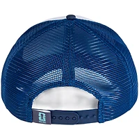 Casquette trucker unisexe blanche et bleue, modèle phare de la Coupe du Monde de la FIFA 2026 à New York et au New Jersey, en mousse ajustable