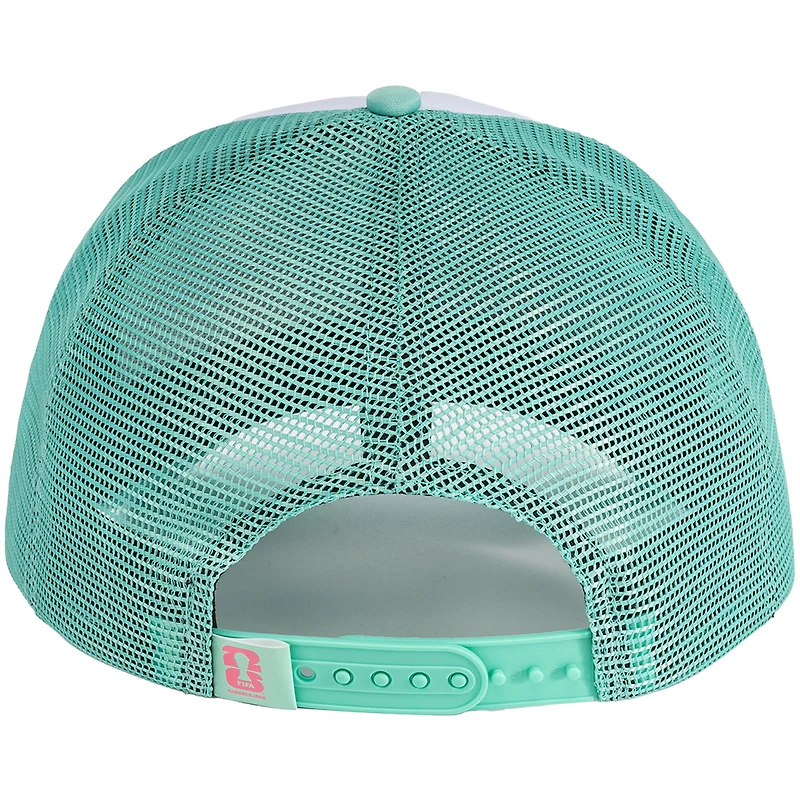 Casquette trucker unisexe blanche/menthe, modèle phare de la Coupe du Monde de la FIFA 2026 à Guadalajara, en mousse ajustable