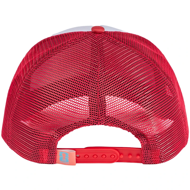 Unisex White/Red FIFA World Cup 2026 Los Angeles Flagship Foam Adjustable Trucker Hat