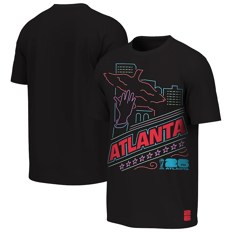Youth Outerstuff Black FIFA World Cup 2026 Atlanta Neon City Night T-Shirt