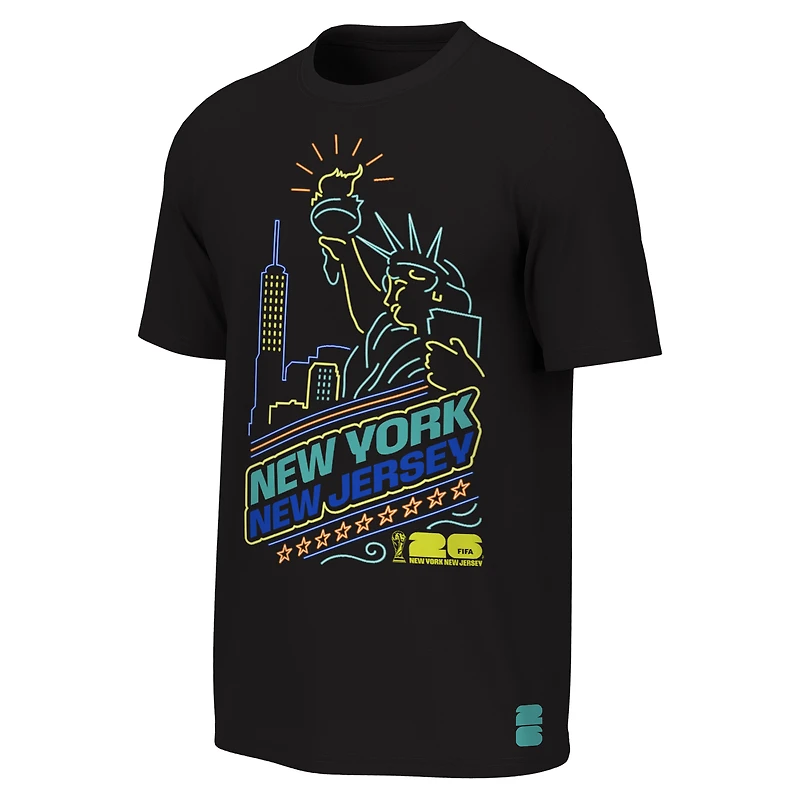 Youth Outerstuff Black FIFA World Cup 2026 New York/New Jersey Neon City Night T-Shirt