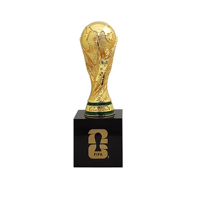 2026 FIFA World Cup 100mm Replica 3D Trophy with Pedestal Base