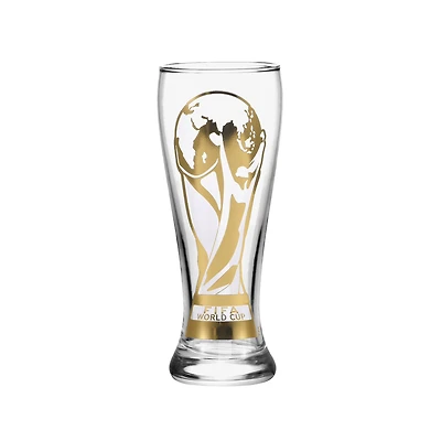 Verre à bière trophée doré de la Coupe du Monde de la FIFA, 325 ml