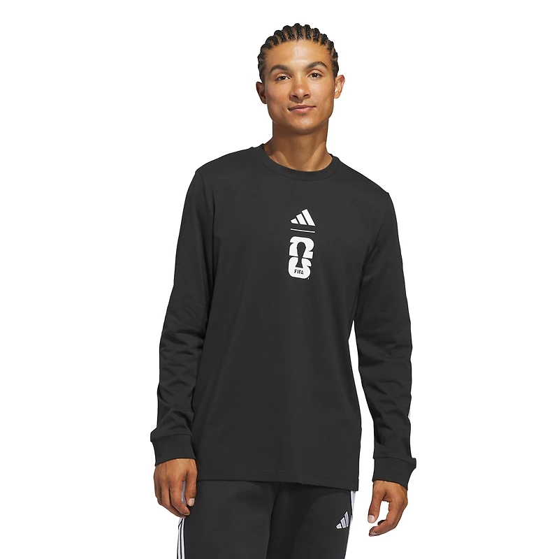 Men's adidas 2026 FIFA World Cup Official Graphic Long Sleeve T-Shirt