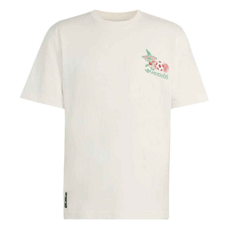 Men's adidas White 1986 FIFA World Cup Pique Mascot T-Shirt