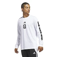 Men's adidas White 2026 FIFA World Cup Official Graphic Long Sleeve T-Shirt