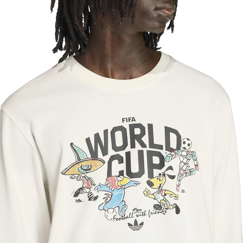 Men's adidas FIFA World Cup Historic Mascot Long Sleeve T-Shirt