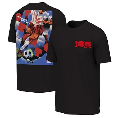 T-shirt blanc Outerstuff pour homme, affiche de la ville hôte Coupe du Monde FIFA 2026 à Vancouver