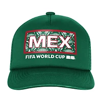 Men's Outerstuff White/Red FIFA World Cup 2026 USA Host Country Foam Adjustable Trucker Hat
