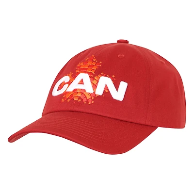 Casquette ajustable Outerstuff rouge pour homme, Coupe du Monde de la FIFA, Canada, pays hôte 2026