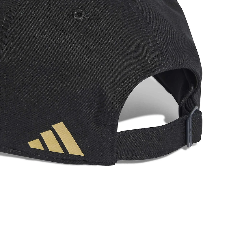 Casquette unisexe adidas noire avec emblème officiel de la Coupe du Monde FIFA 2026