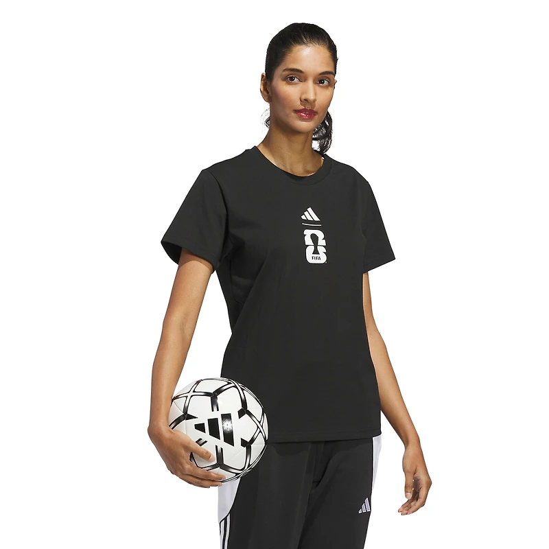 Women's adidas Black 2026 FIFA World Cup Official Graphic T-Shirt