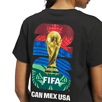 Women's adidas Black 2026 FIFA World Cup Official Graphic T-Shirt