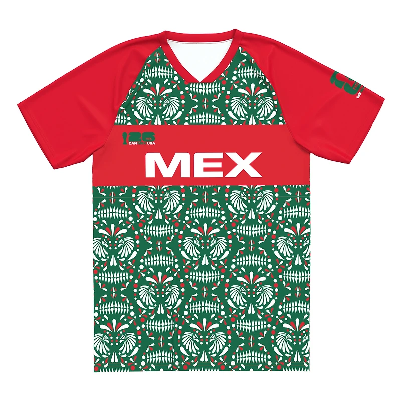 Maillot vert tendance pour jeunes de la Coupe du Monde FIFA 2026