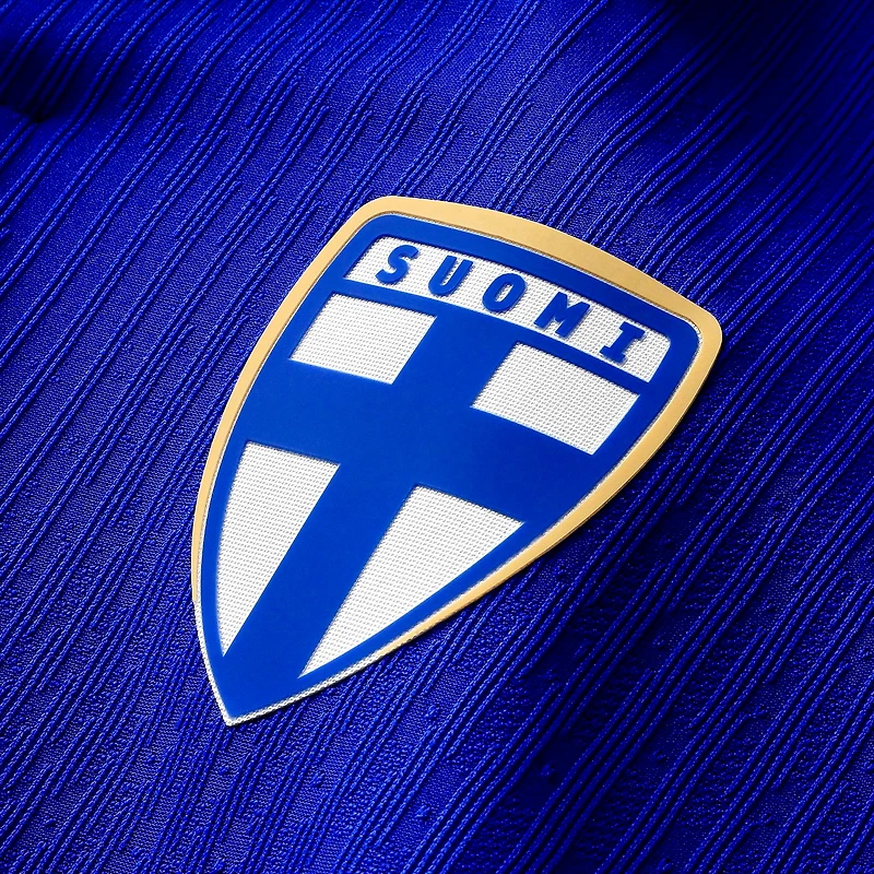 Men's Nike Blue Finland National Team 2026 Away Match Authentic Jersey