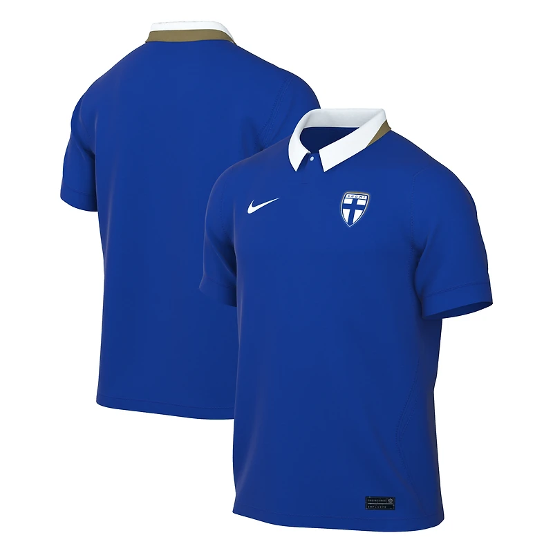 Men's Nike  Blue Finland National Team 2026 Away Stadium Replica Jersey