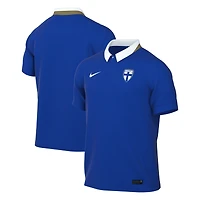 Men's Nike  Blue Finland National Team 2026 Away Stadium Replica Jersey