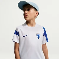 Youth Nike  White Finland National Team 2026 Home Stadium Replica Jersey