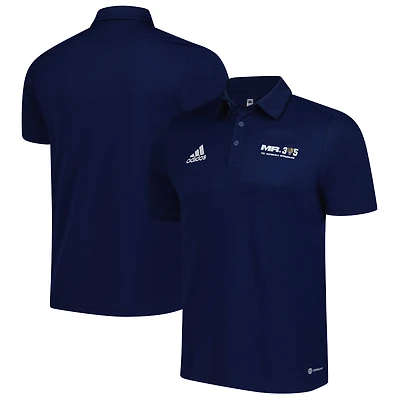 Polo adidas bleu FIU Panthers x Pit Bull Entrada AEROREADY pour homme