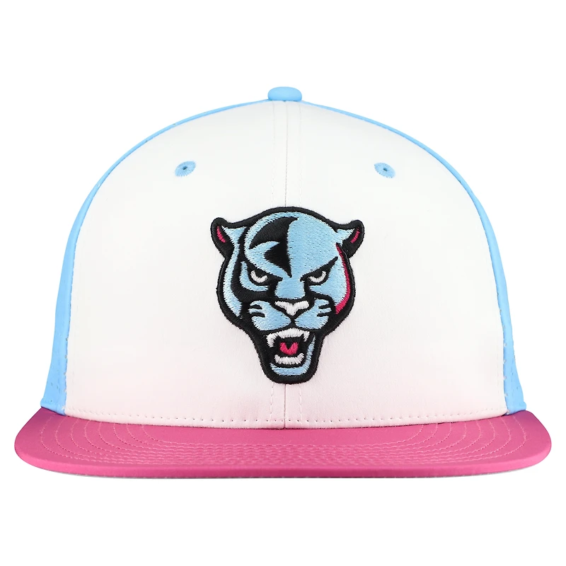 Men's The Game White FIU Panthers Pro Crown Fitted Hat