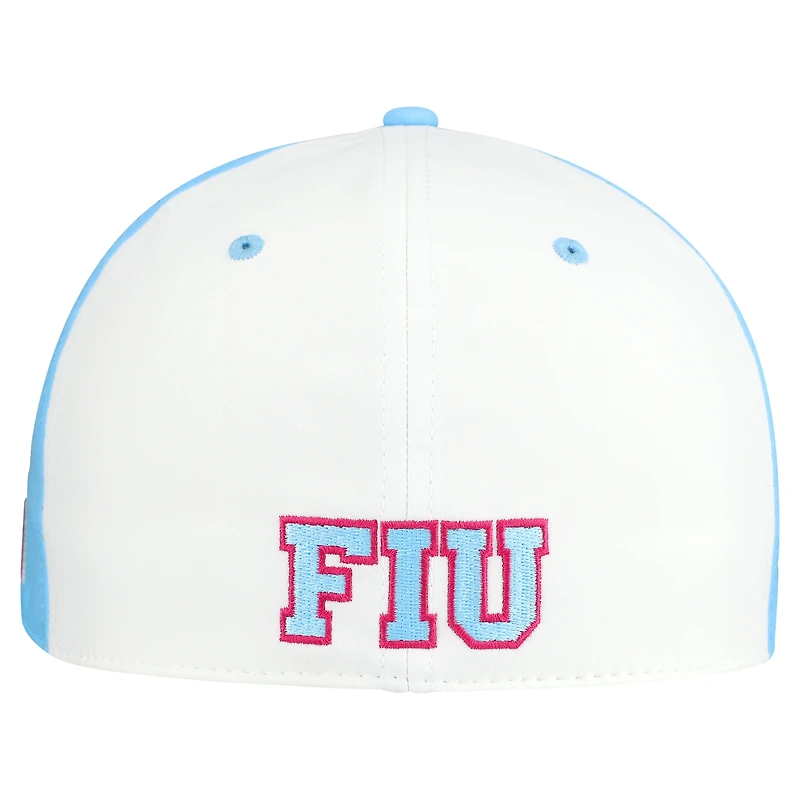 Men's The Game White FIU Panthers Pro Crown Fitted Hat
