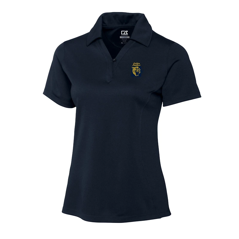 Polo texturé uni pour femme Cutter & Buck Navy FIU Panthers CB DryTec Genre