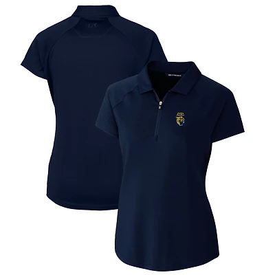 Polo extensible Forge bleu marine pour femme Cutter & Buck FIU Panthers