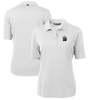 Polo recyclé Cutter & Buck blanc FIU Panthers Team Virtue Eco Pique pour femme