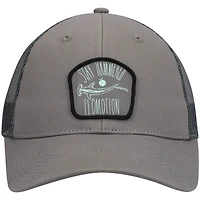 Men's Flomotion Charcoal Hammered Trucker Snapback Hat
