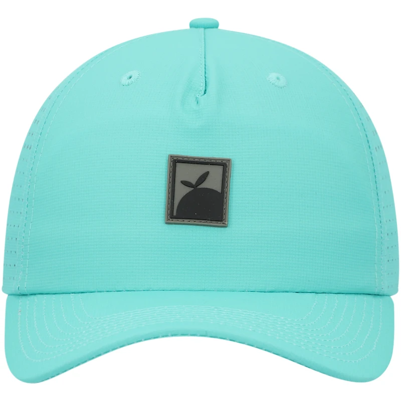 Casquette snapback avec logo en caoutchouc menthe Flomotion pour hommes