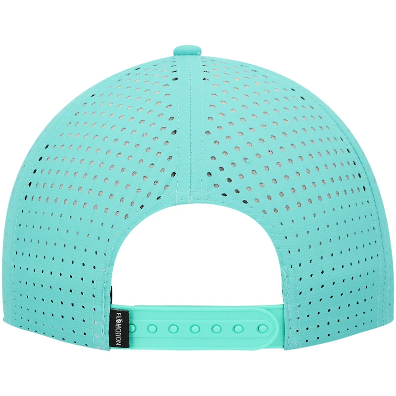 Casquette snapback avec logo en caoutchouc menthe Flomotion pour hommes