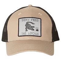 Casquette réglable Flomotion Tan/Noir Local OG Trucker pour hommes