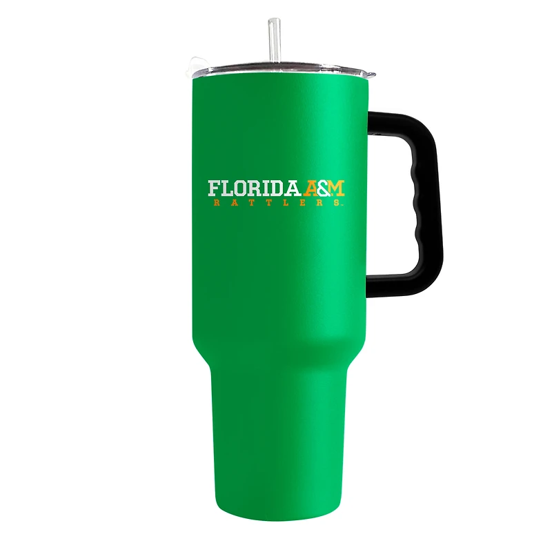 Florida A&M Rattlers 40oz. Travel Tumbler with Handle