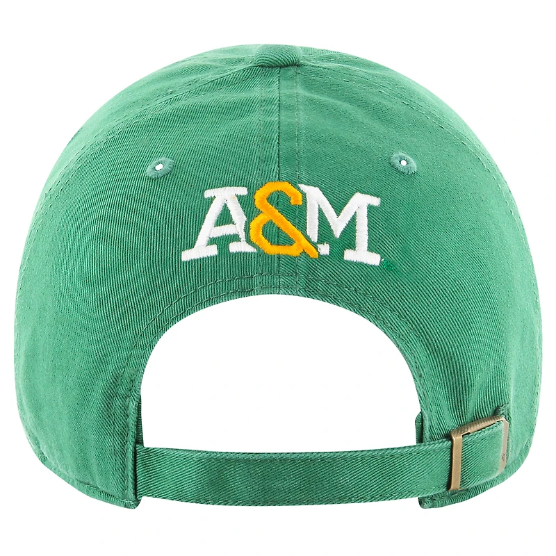Men's '47 Green Florida A&M Rattlers Side & Back Clean Up Adjustable Hat