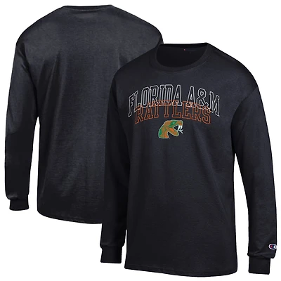 Men's Champion  Black Florida A&M Rattlers Team Long-Sleeve T-Shirt