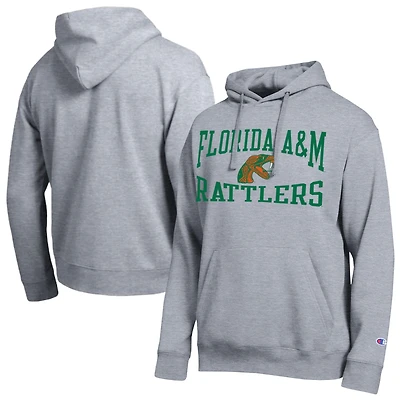 Men's Champion  Heather Gray Florida A&M Rattlers Team Hoodie