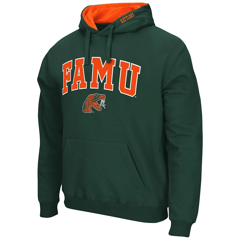 Sweat à capuche Colosseum Green Florida A&M Rattlers Isle pour hommes