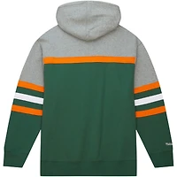 Sweat à capuche vert Mitchell & Ness Florida A&M Rattlers Head Coach pour hommes