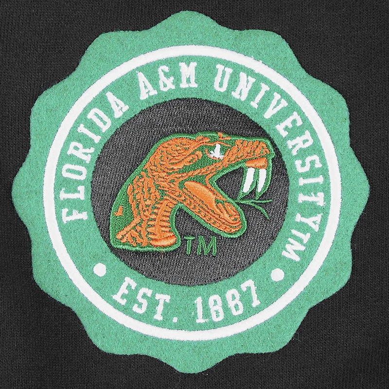 Men's Pro Standard Black Florida A&M Rattlers Crest Shorts