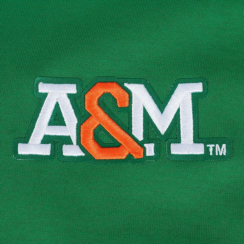 Women's Pro Standard Green Florida A&M Rattlers Game Day Sequin Full-Zip Hooded Jacket