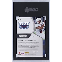 Devin Singletary Florida Atlantic Owls 2020 Panini Prizm Draft Picks Gold Vinyl Prizm #36 #4/5 SGC Carte authentifiée 10 Rookie