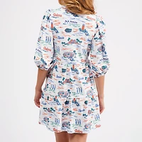 Smith & Quinn Royal Florida Gators Tory Tiered Dress