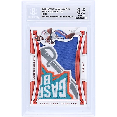 Anthony Richardson Florida Gators 2023 Panini National Treasures Quin-Color Relic #RS-ANR #1/5 BGS Authenticated 8.5 Card 