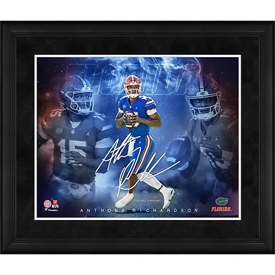 Anthony Richardson Florida Gators Facsimile Signature Framed  16" x 20" Stars of the Game Collage