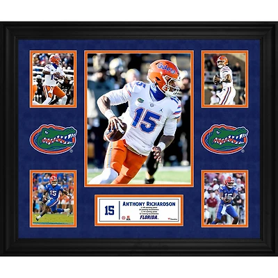 Collage encadré de 5 photos des Gators de Floride d'Anthony Richardson