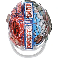 Casque Riddell VSR4 Mini dédicacé par Emmitt Smith des Florida Gators - Illustration de Charles Fazzino - GL68085455