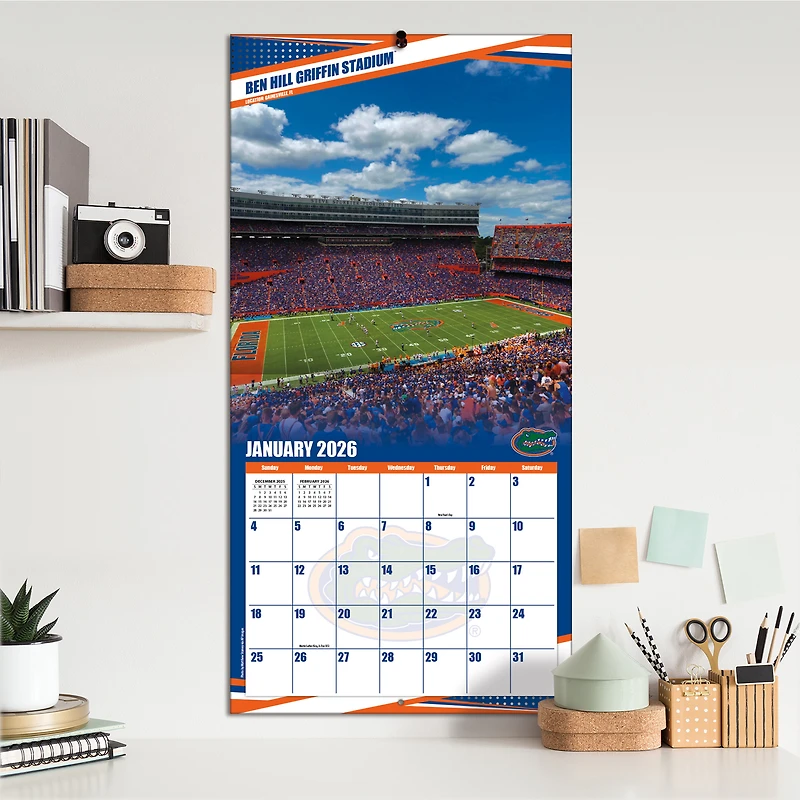 Florida Gators 12” x 12” 2026 Team Wall Calendar