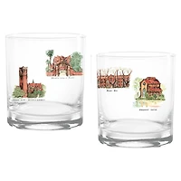 Florida Gators 16oz. Laura Wilcox University Hall Two-Piece Rocks Glass Set